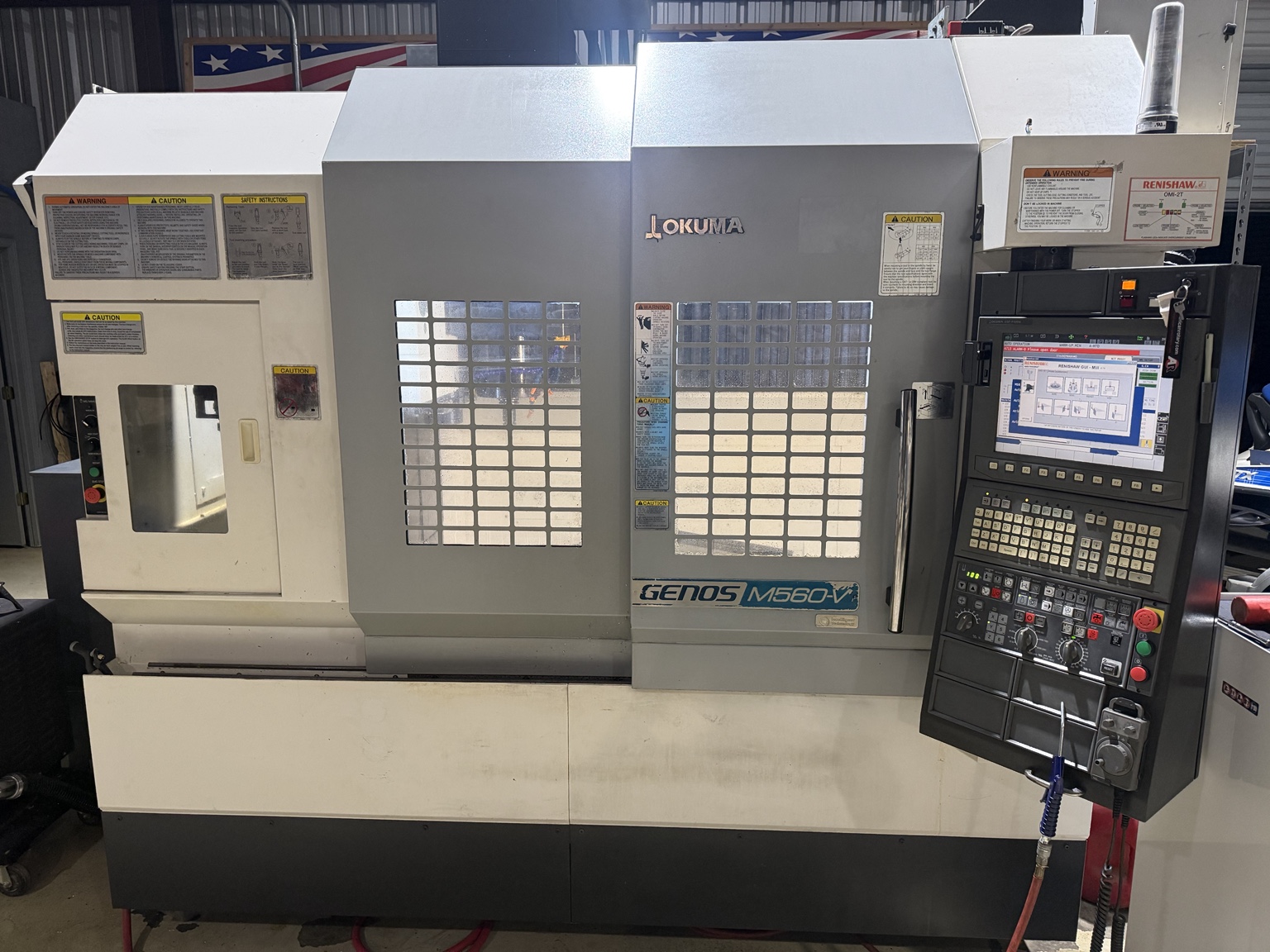 NG Manufacturing Okuma GENOS M560-V CNC machining center